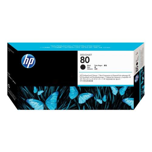 HP Skrivarhuvud svart (C4820A / 80)