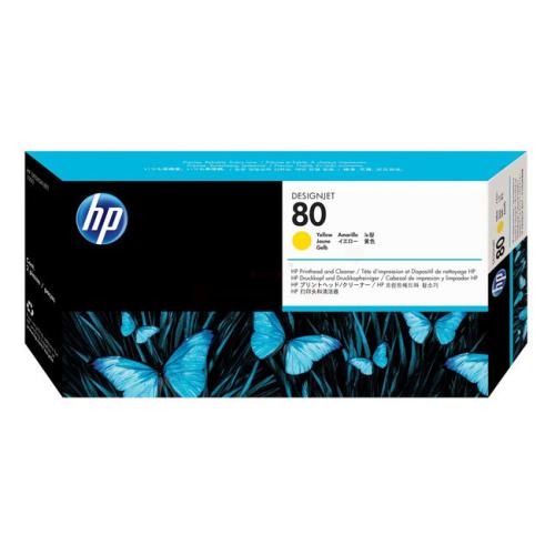 HP Skrivarhuvud gul (C4823A / 80)