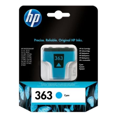 HP Bläckpatron cyan (C8771EE / 363)