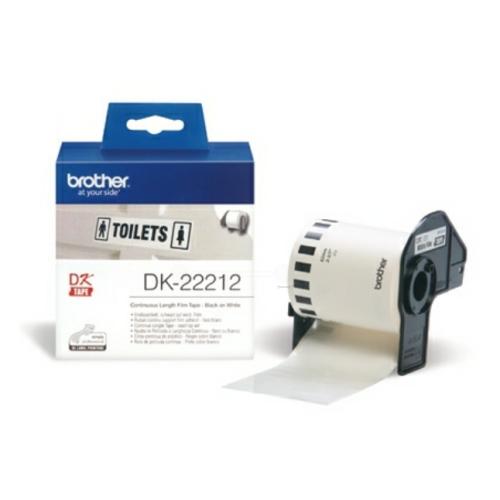 Brother Etiketter vit (DK22212), 62mm