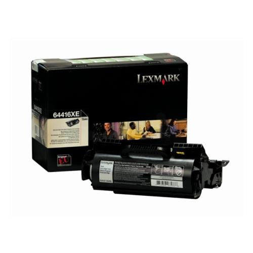 Lexmark Toner svart (64416XE / 0064416XE) (Return, hög kapacitet)