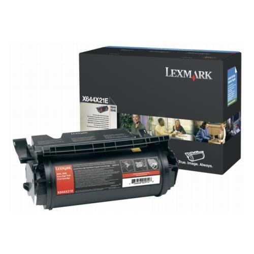 Lexmark Toner svart (X644X21E / 0X644X21E) (hög kapacitet)