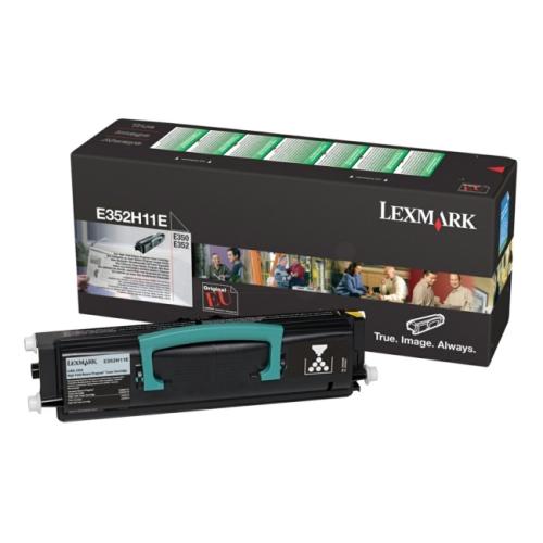 Lexmark Toner svart (E352H11E / 0E352H11E) (Return, hög kapacitet)