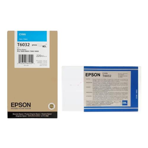 Epson Bläckpatron cyan (C13T603200 / T6032)
