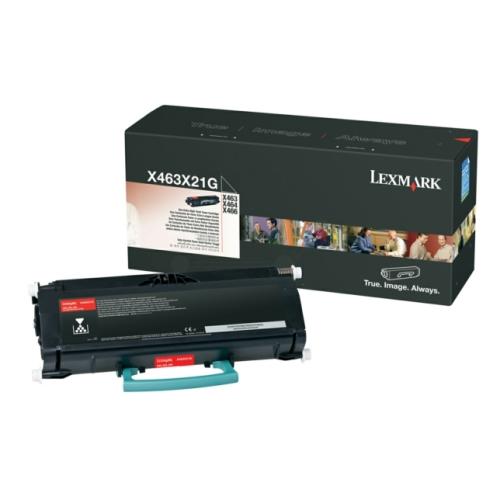 Lexmark Toner svart (X463X21G / 0X463X21G) (hög kapacitet)