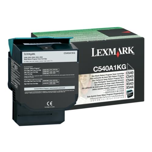 Lexmark Toner svart (C540A1KG / 0C540A1KG) (Return)