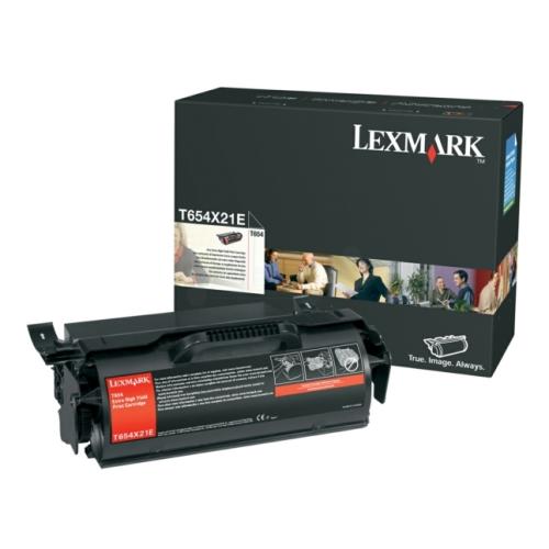 Lexmark Toner svart (T654X21E / 0T654X21E) (hög kapacitet)