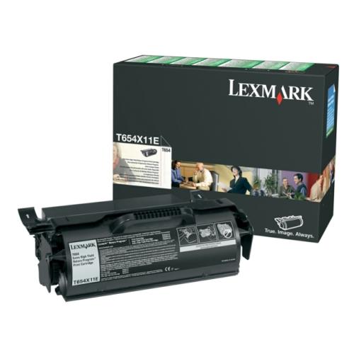 Lexmark Toner svart (T654X11E / 0T654X11E) (Return, hög kapacitet)