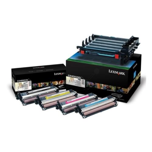 Lexmark Trumma svart / cyan / magenta / gul (C540X74G / 0C540X74G) (multipack)