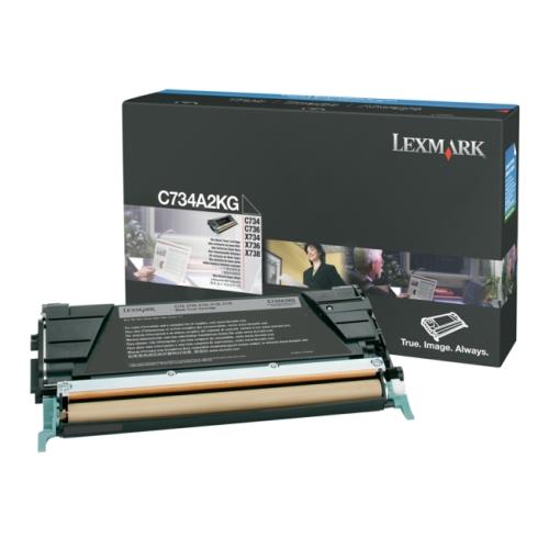 Lexmark Toner svart (C734A2KG / 0C734A2KG)