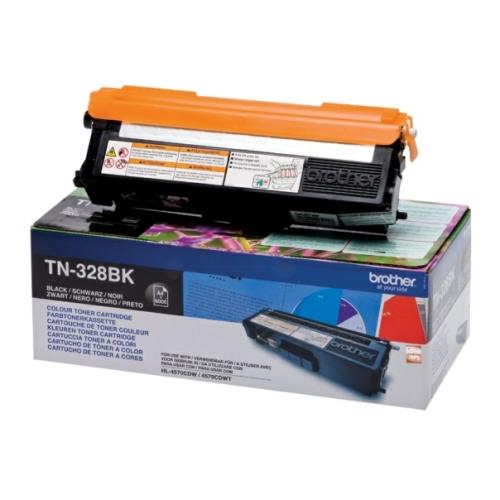 Brother Toner svart (TN328BK) (hög kapacitet)
