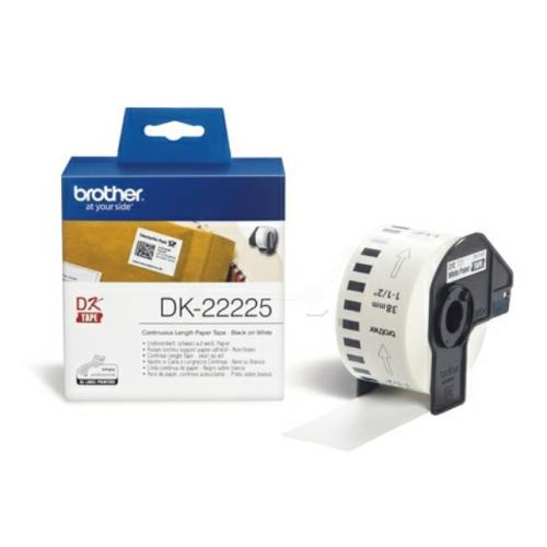 Brother Etiketter vit (DK22225), 38mm
