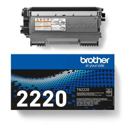 Brother Toner svart (TN2220) (hög kapacitet)