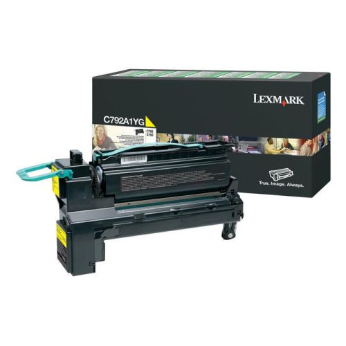 Lexmark Toner gul (C792A1YG / 0C792A1YG) (Return)