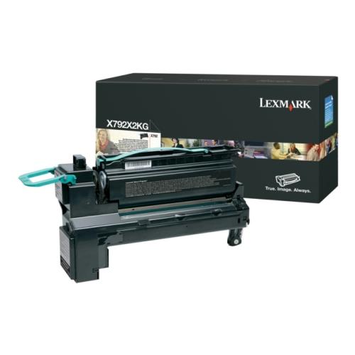 Lexmark Toner svart (X792X2KG / 0X792X2KG) (hög kapacitet)