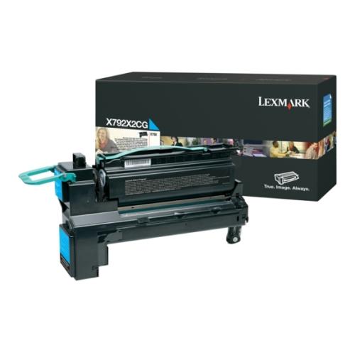 Lexmark Toner cyan (X792X2CG / 0X792X2CG) (hög kapacitet)