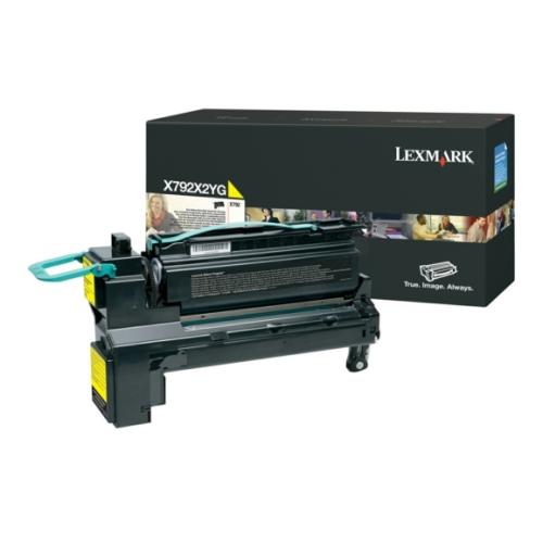 Lexmark Toner gul (X792X2YG / 0X792X2YG) (hög kapacitet)