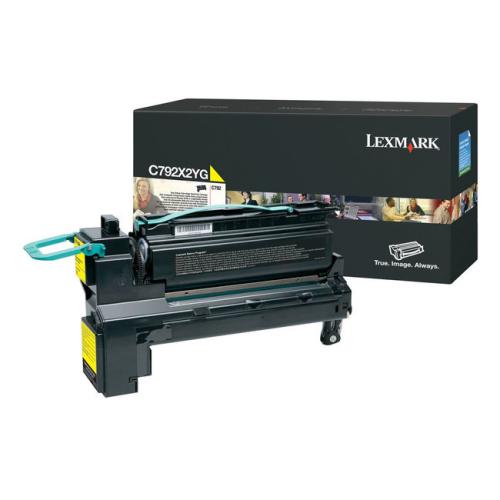 Lexmark Toner gul (C792X2YG / 0C792X2YG) (hög kapacitet)