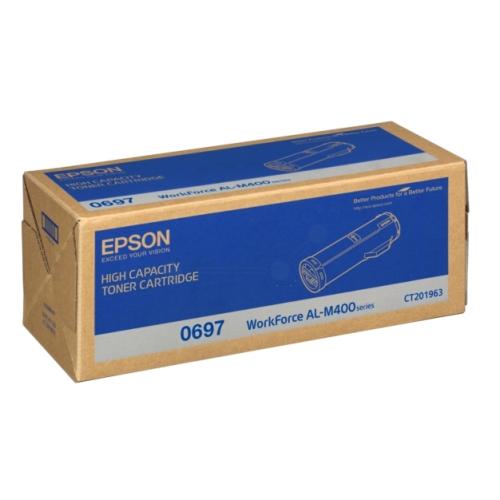 Epson Toner svart (C13S050697 / 0697) (hög kapacitet)