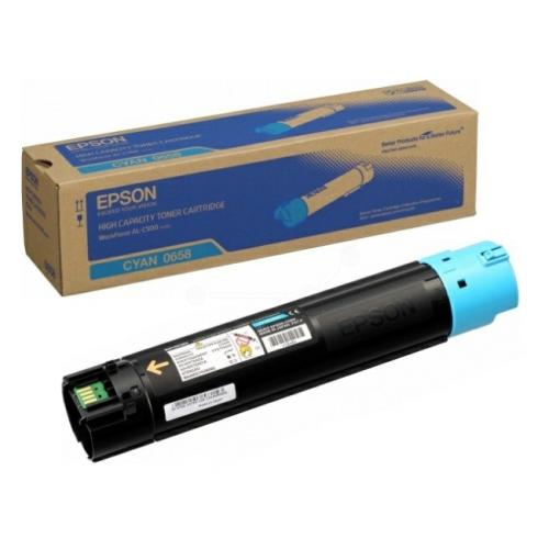 Epson Toner cyan (C13S050658 / 0658) (hög kapacitet)
