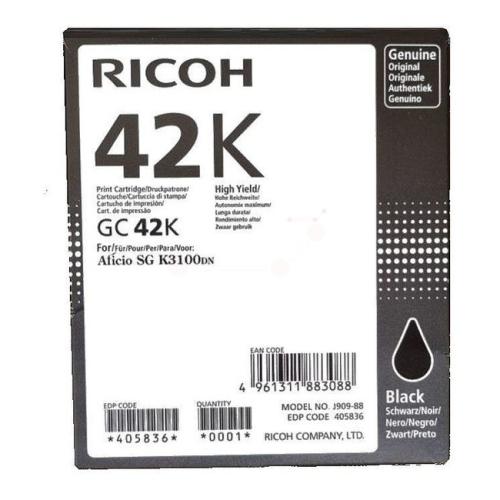 Ricoh Bläckpatron svart (405836 / GC42K)