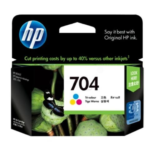 HP Bläckpatron färg (CN693AE / 704)