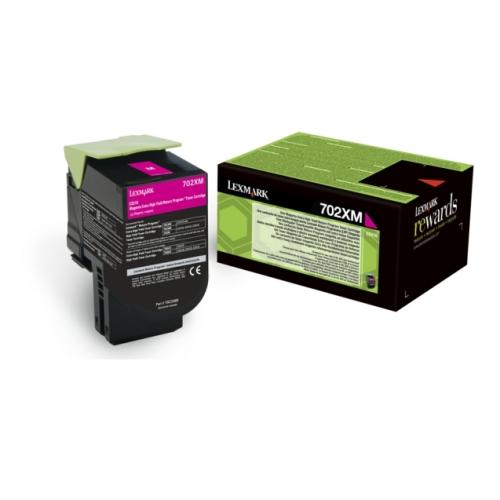 Lexmark Toner magenta (70C2XM0 / 702XM) (Return, hög kapacitet)