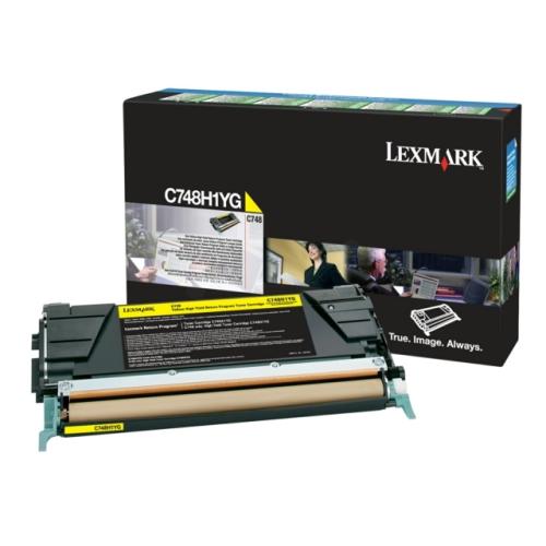 Lexmark Toner gul (C748H1YG / 0C748H1YG) (Return)