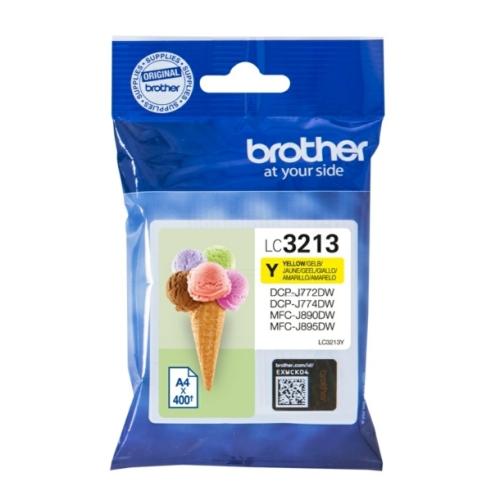 Brother Bläckpatron gul (LC3213Y)