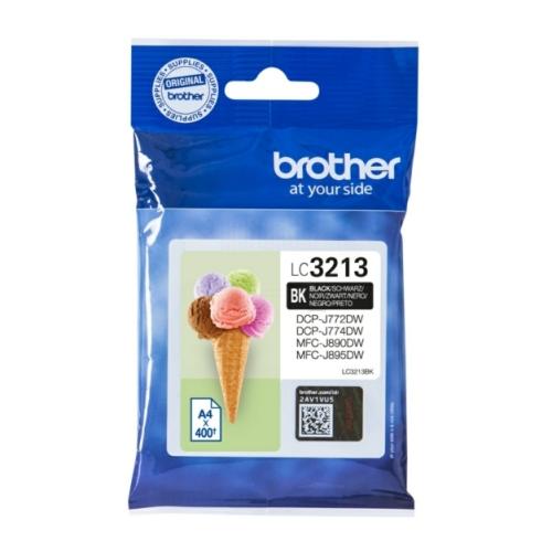 Brother Bläckpatron svart (LC3213BK)
