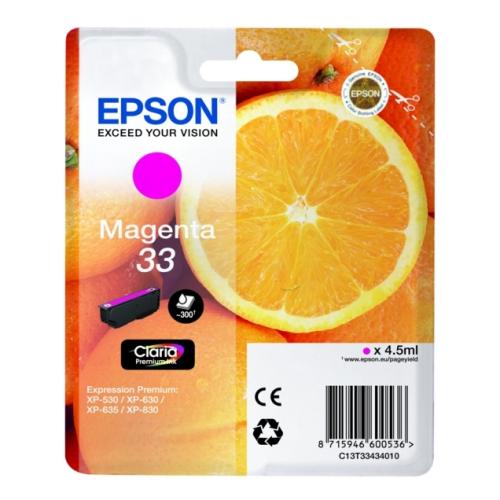 Epson Bläckpatron magenta (C13T33434012 / 33)