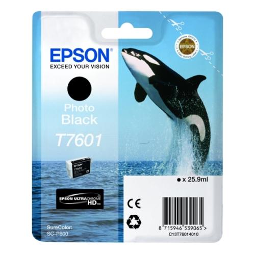 Epson Bläckpatron svart foto (C13T76014010 / T7601)