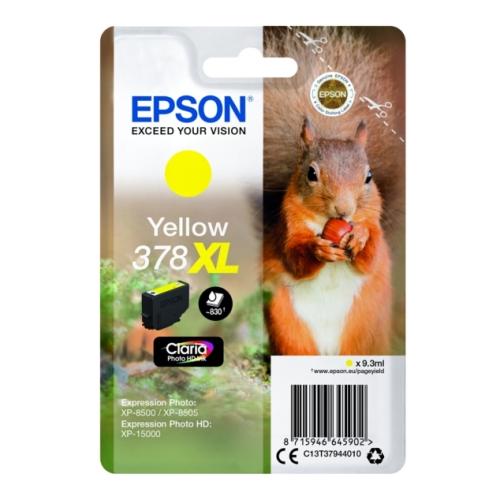 Epson Bläckpatron gul (C13T37944010 / 378XL) (hög kapacitet)