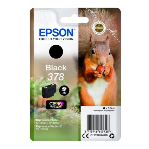 Epson Bläckpatron svart (C13T37814010 / 378)