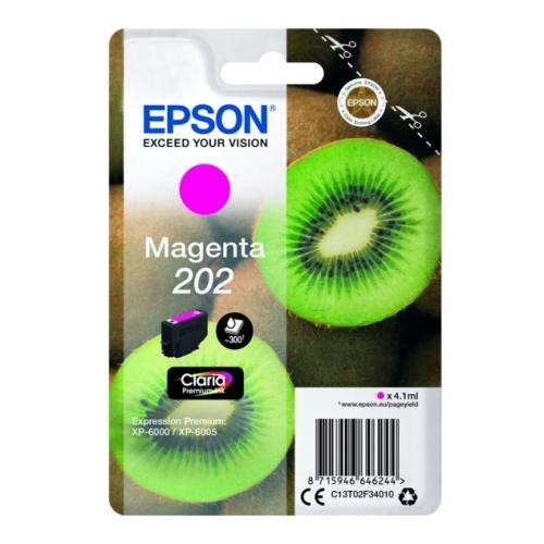 Epson Bläckpatron magenta (C13T02F34010 / 202)