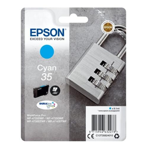 Epson Bläckpatron cyan (C13T35824010 / 35)