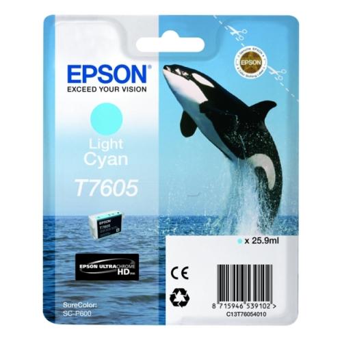 Epson Bläckpatron cyan foto (C13T76054010 / T7605)