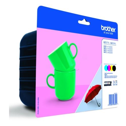Brother Bläckpatron svart / cyan / magenta / gul (LC227XLVALBP) (multipack)