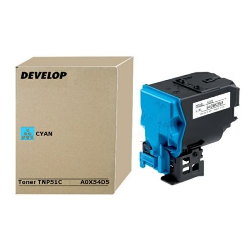 Develop Toner cyan (A0X54D5 / TNP51C)