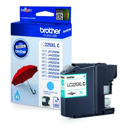 Brother Bläckpatron cyan (LC225XLC)