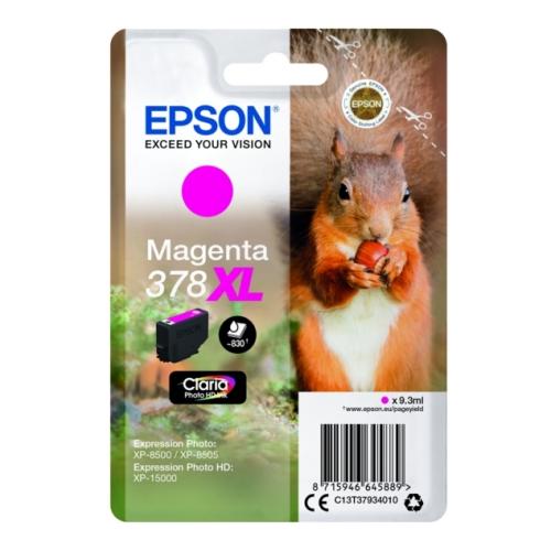 Epson Bläckpatron magenta (C13T37934010 / 378XL) (hög kapacitet)