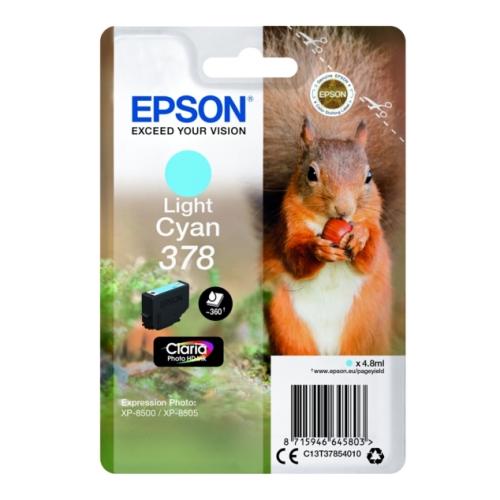 Epson Bläckpatron cyan foto (C13T37854010 / 378)