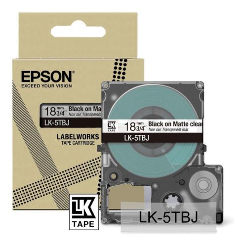 Epson Etiketter svart / genomskinlig (C53S672066 / LK5TBJ)
