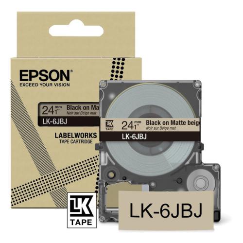 Epson Etiketter svart (C53S672092 / LK6JBJ)