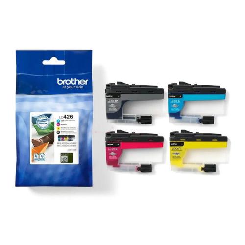 Brother Bläckpatron svart / cyan / magenta / gul (LC426VAL) (multipack)