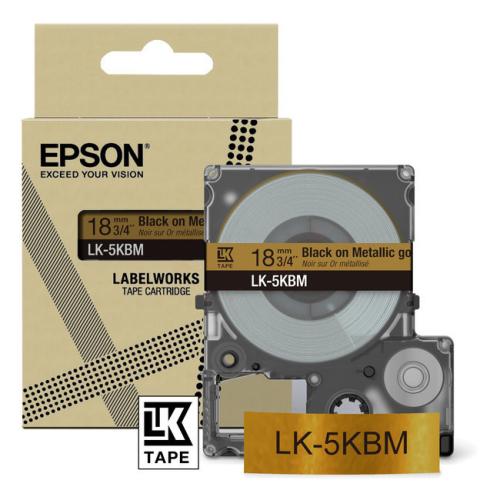 Epson Etiketter svart / guld (C53S672093 / LK5KBM)