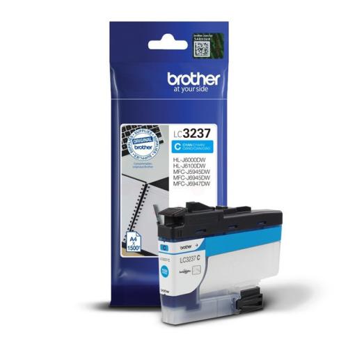 Brother Bläckpatron cyan (LC3237C)