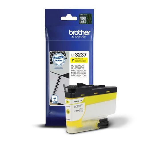 Brother Bläckpatron gul (LC3237Y)