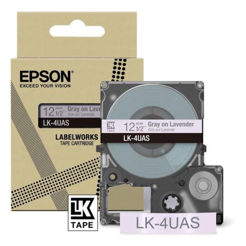 Epson Etiketter gray/purple (C53S672107 / LK4UAS)