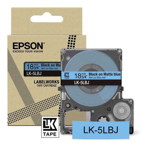 Epson Etiketter svart / blå (C53S672081 / LK5LBJ)